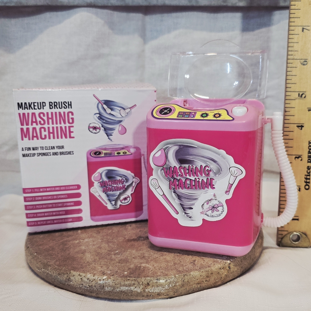 COMING SOON miniature electric Makeup Brush Washing Machine
